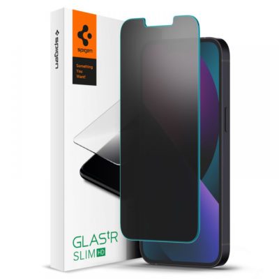 Spigen GLAS.tR Slim Üvegfólia iPhone 14 Plus Privacy