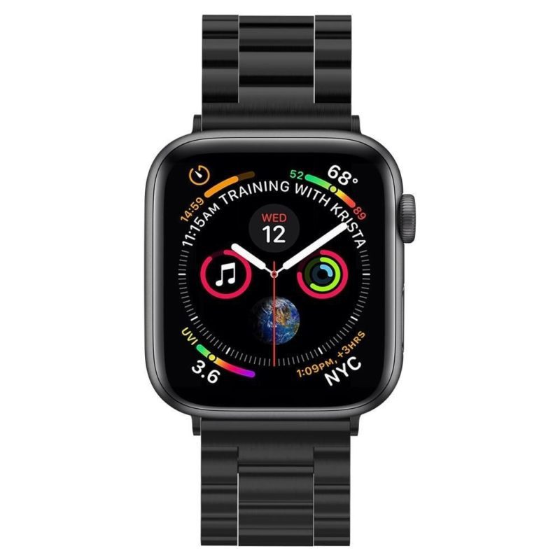 Spigen Modern Fit Band Szíj Apple Watch 45/44/42/Ultra Black