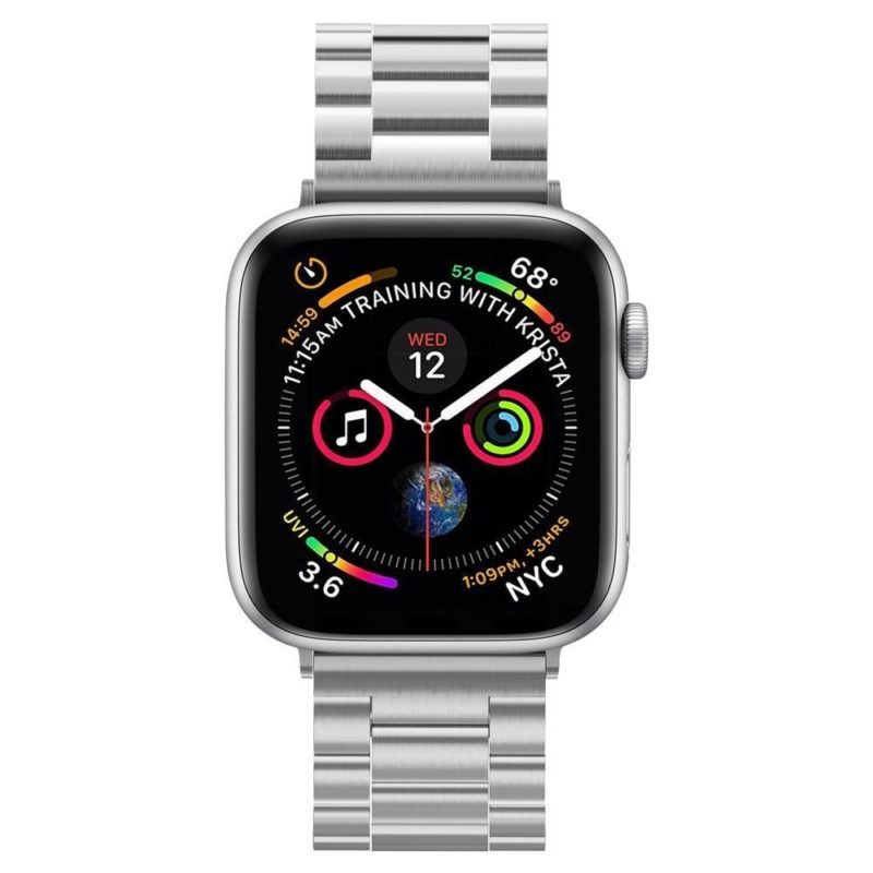Spigen Modern Fit Band Szíj Apple Watch 45/44/42/Ultra Silver