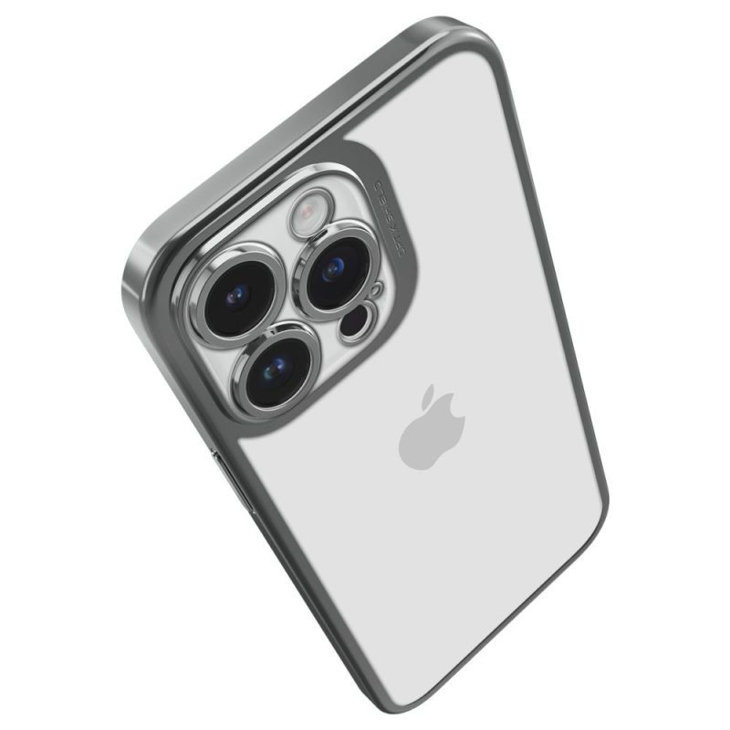 Spigen Optik Crystal Chrome Grey iPhone 14 Pro Tok