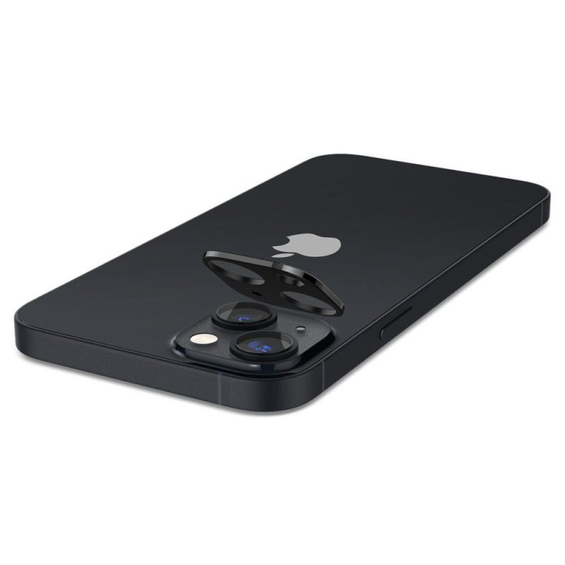 Spigen Optik.tr Camera Protector Üvegfólia iPhone 14/14 Plus Black (2 Pack)