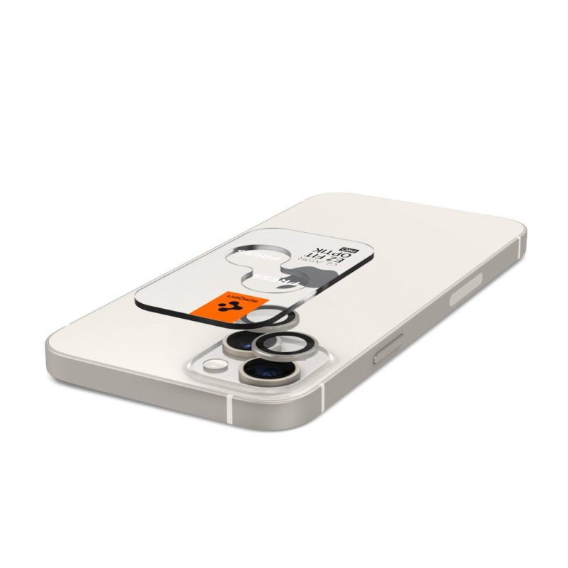 Spigen Optik.tr Camera Protector Üvegfólia iPhone 14/14 Plus Starlight (2 Pack)