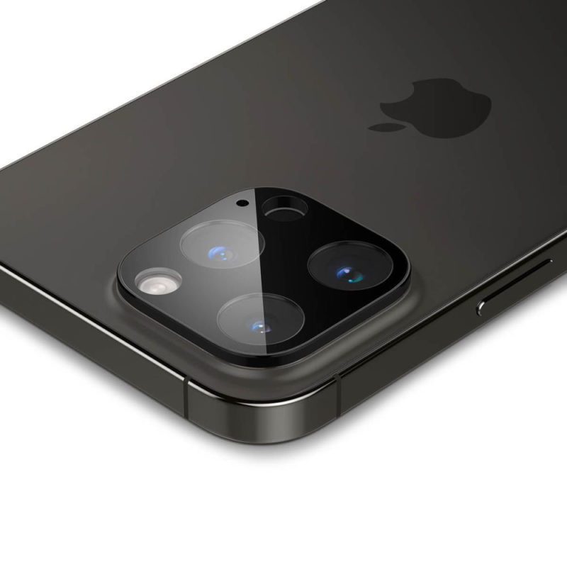 Spigen Optik.tr Camera Protector Üvegfólia iPhone 14 Pro/14 Pro Max Black (2 Pack)
