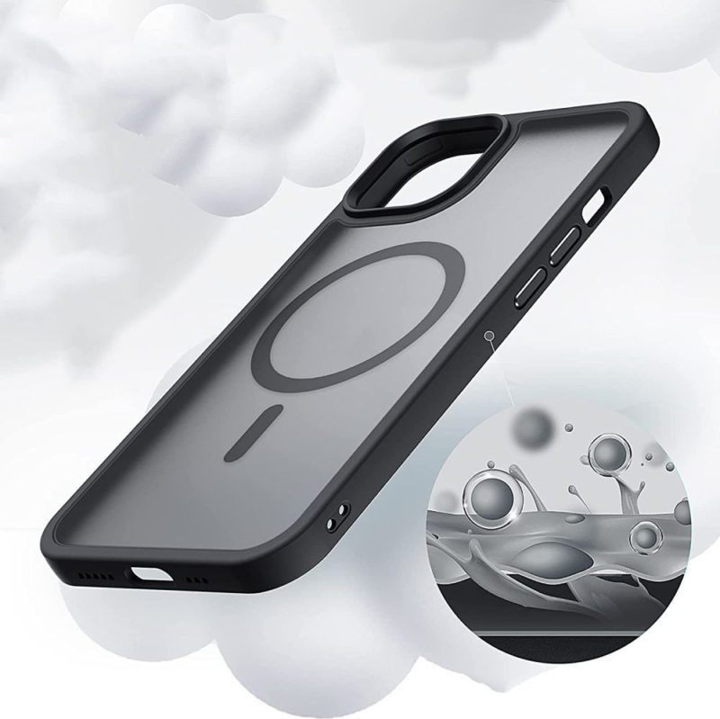 Tech-Protect MagMat MagSafe Black/Clear iPhone 14 Pro Tok