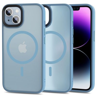 Tech-Protect Magmat MagSafe Matte Sierra Blue iPhone 14 Tok