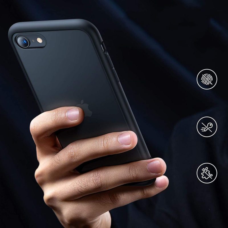 Tech-Protect MattFit Black iPhone 8/7/SE 2020/SE 2022 Tok