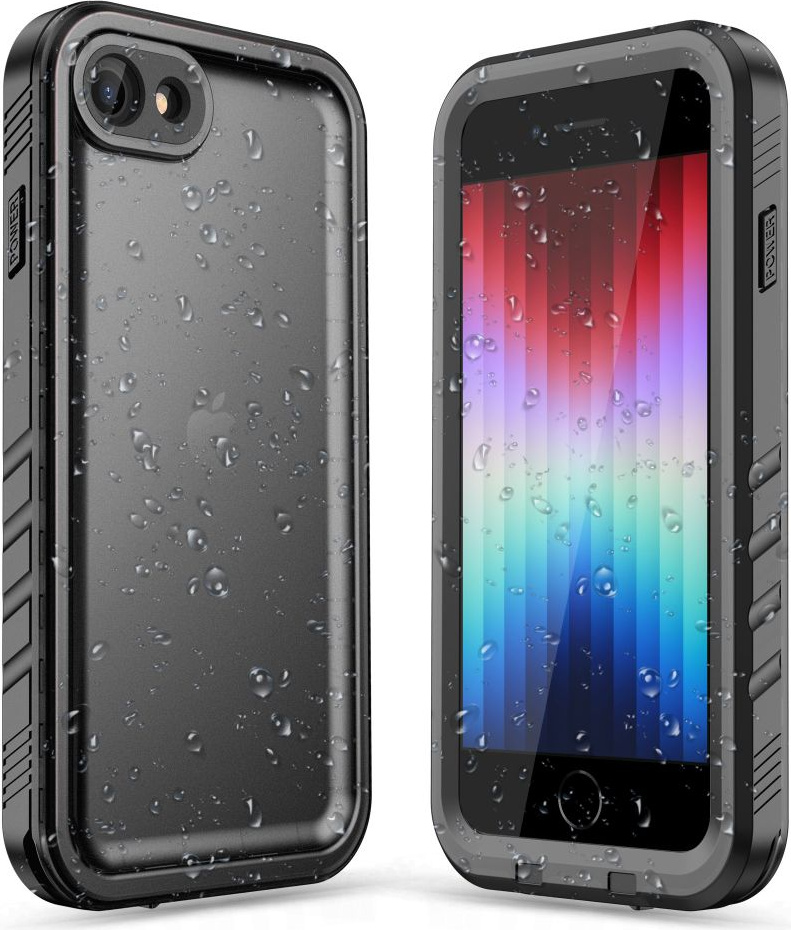 Tech-Protect Shellbox ip68 Black iPhone 8/7/SE 2020/SE 2022 Tok