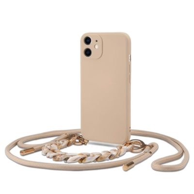 Tech-Protect Icon Chain Beige iPhone 11 Tok