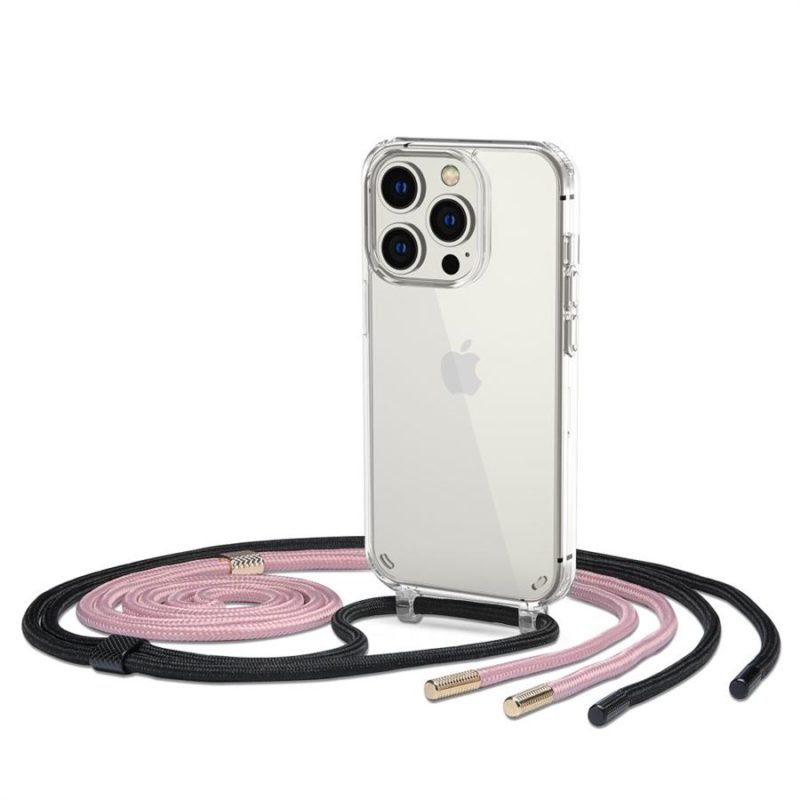 Tech-Protect FlexAir Chain Black & Pink iPhone 14 Pro Tok