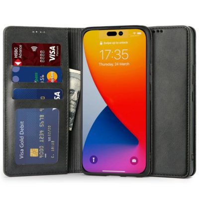 Tech-Protect Wallet Magnet Black iPhone 14 Pro Tok