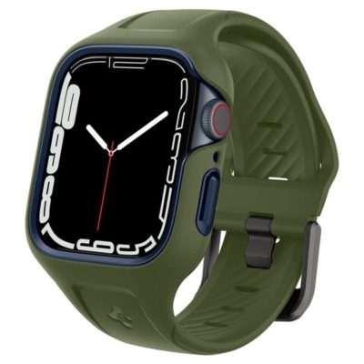 Spigen Liquid Air Pro Szíj Apple Watch 45/44/42/Ultra Moss Green