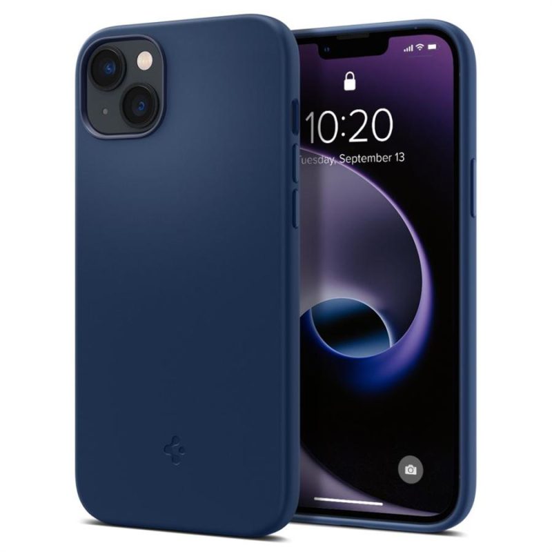 Spigen SilIcone Fit MagSafe Navy Blue iPhone 14 Plus Tok