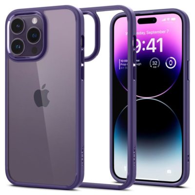Spigen Ultra Hybrid Deep Purple iPhone 14 Pro Tok