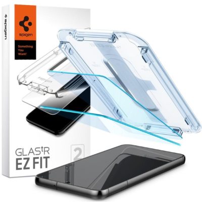 Spigen GLAS.tR EZ FIT Üvegfólia Samsung Galaxy S23 Clear (2 Pack)