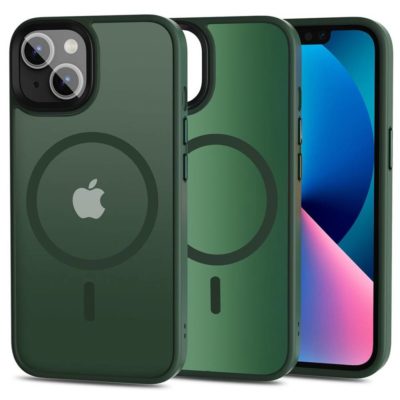 Tech-Protect Magmat MagSafe Matte Green iPhone 13 Tok