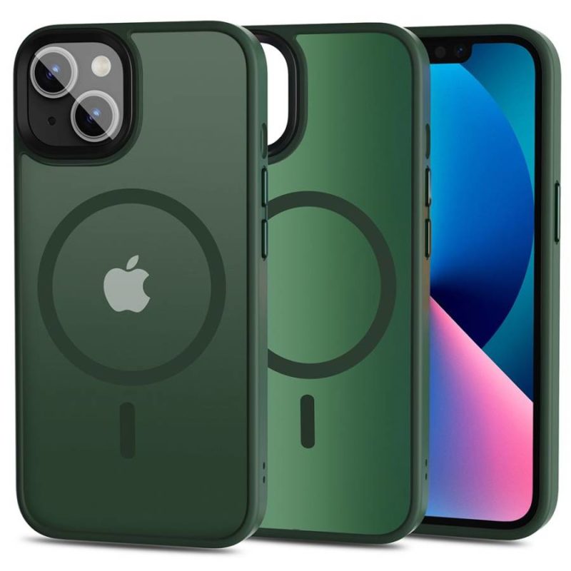 Tech-Protect Magmat MagSafe Matte Green iPhone 13 Tok