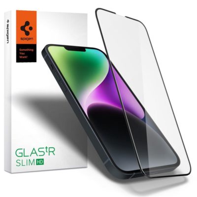 Spigen GLAS.tR Slim Üvegfólia iPhone 14 Plus Black