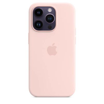 Apple Silicone MPTH3ZM/A Chalk Pink iPhone 14 Pro Tok