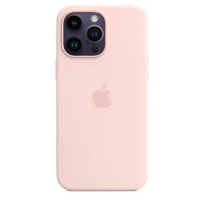 Apple Silicone MPTT3ZM/A Chalk Pink iPhone 14 Pro Max Tok