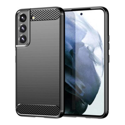 Carbon Flexible TPU Black Samsung Galaxy S22 Plus Tok