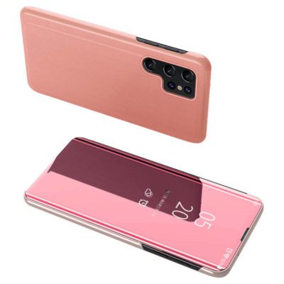 Clear View a flap Pink Samsung Galaxy S23 Ultra Tok