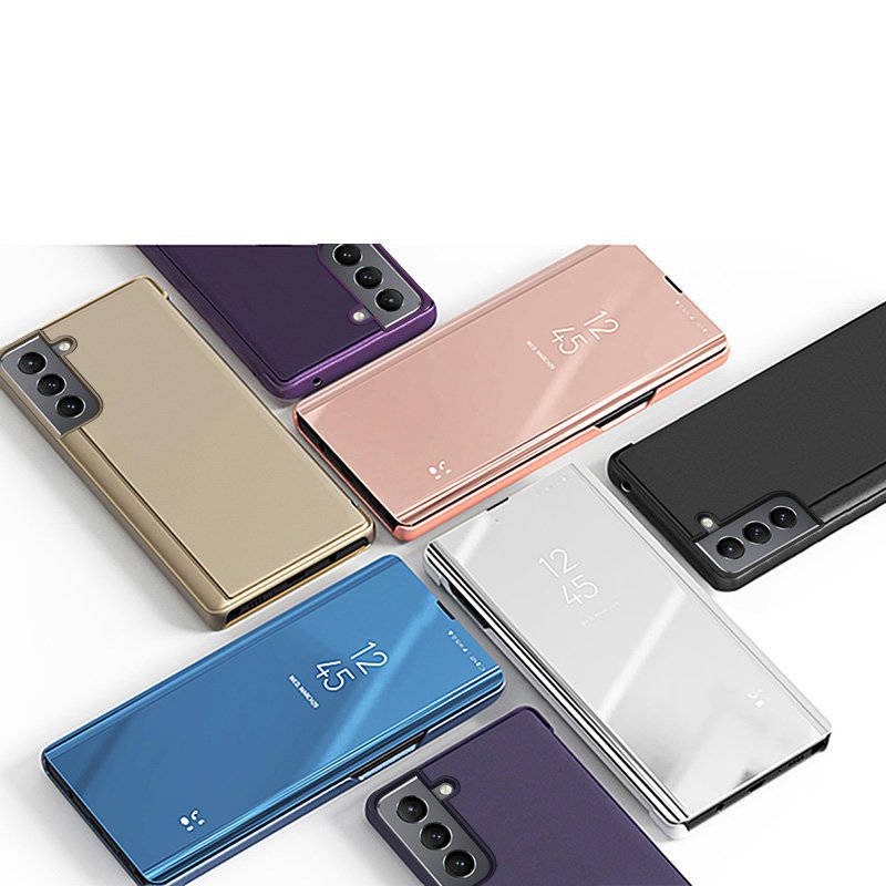 Clear View Flip Pink Samsung Galaxy S22 Plus Tok