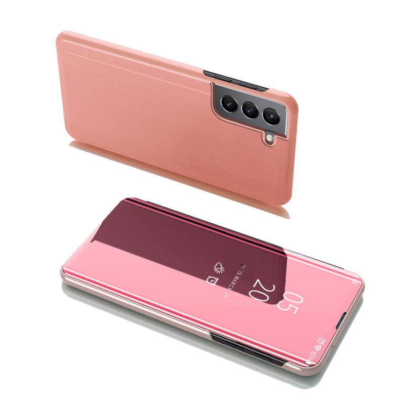 Clear View Flip Pink Samsung Galaxy S22 Tok
