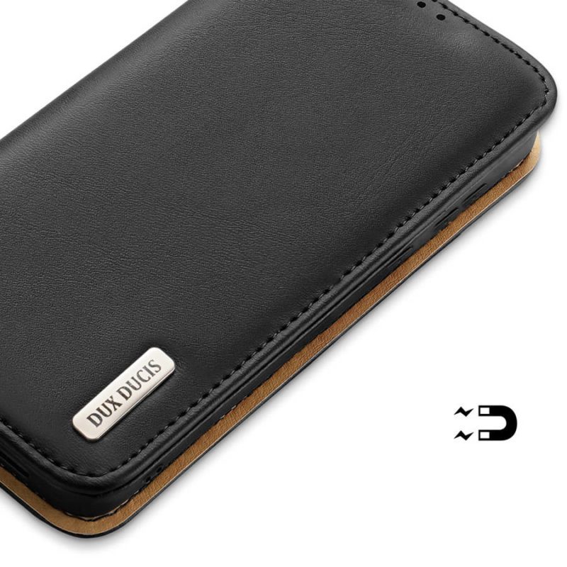 Dux Ducis Hivo Flip Wallet Stand RFID Blocking Black Samsung Galaxy S23 Tok
