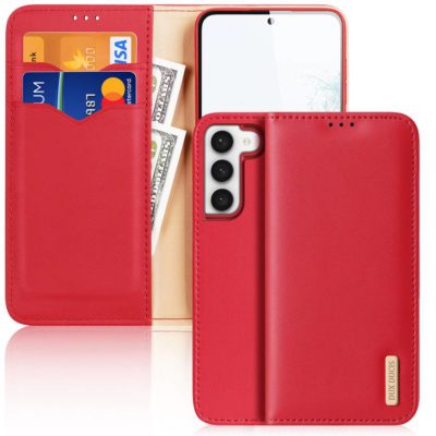 Dux Ducis Hivo Flip Wallet Stand RFID Blocking Red Samsung Galaxy S23 Tok