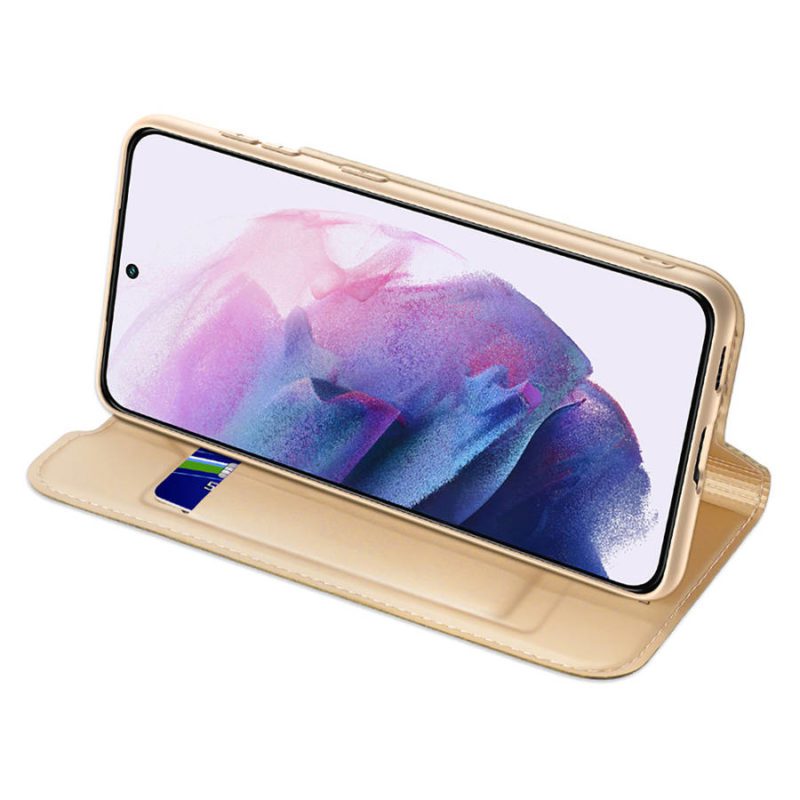 Dux Ducis Skin Pro Holster Flip Gold Samsung Galaxy S22 Tok