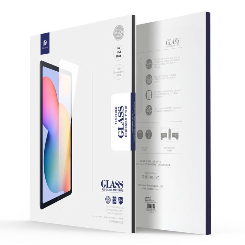 Dux Ducis TempeRed Glass Tough Screen Protector for iPad Mini 2021 Transparent (Case friendly)