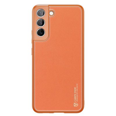 Dux Ducis Yolo Ecological Leather Orange Samsung Galaxy S22 Plus Tok
