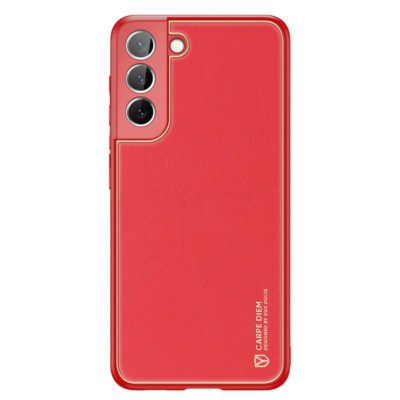 Dux Ducis Yolo Ecological Leather Red Samsung Galaxy S22 Plus Tok