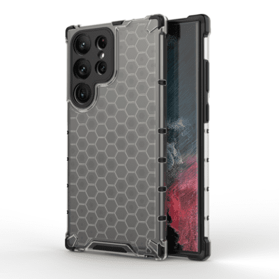 Honeycomb Armored Hybrid Black Samsung Galaxy S23 Ultra Tok