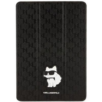 Karl Lagerfeld KLFC10SAKHPCK iPad 10.2" Folio Magnet Allover Cover Black Saffiano Monogram Choupette