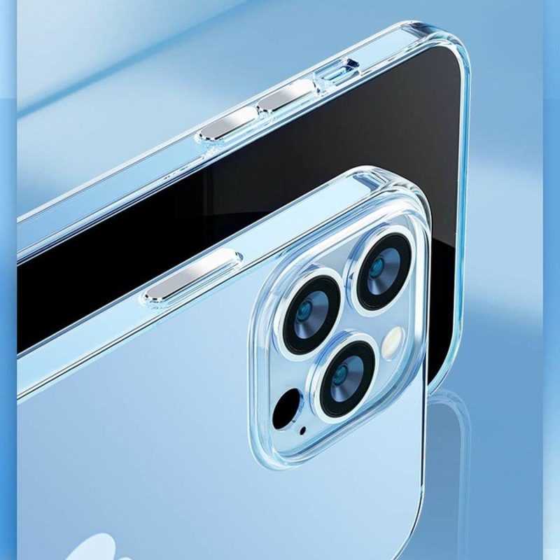 Kingxbar Elegant Back Transparent Glitter iPhone 13 Tok