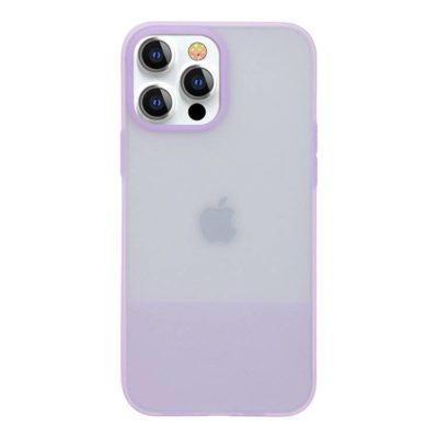 Kingxbar Plain Silicone Purple iPhone 13 Pro Max Tok