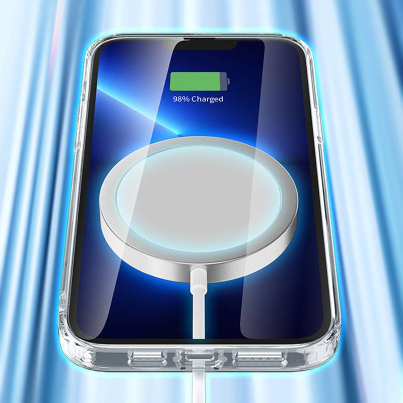 Kingxbar PQY Crystal Magnetic Housing Clear MagSafe iPhone 13 Tok
