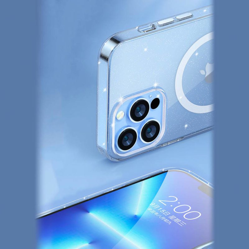 Kingxbar PQY Elegant Magnetic Rainbow MagSafe iPhone 13 Tok