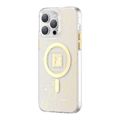 Kingxbar PQY Geek Magnetic MagSafe Gold iPhone 14 Tok