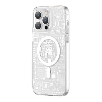 Kingxbar PQY Geek Magnetic MagSafe Silver iPhone 14 Plus Tok