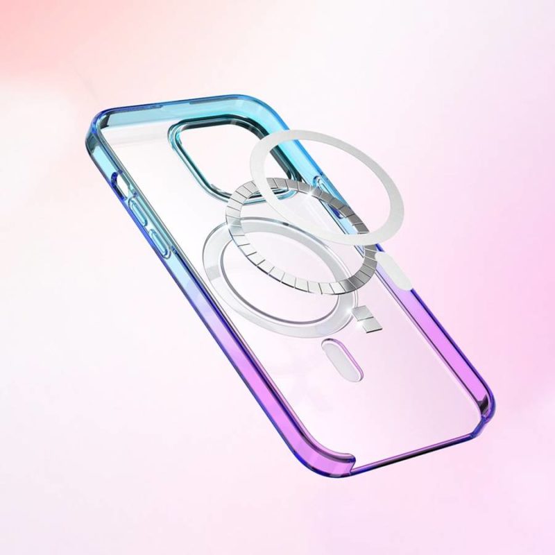 Kingxbar PQY Gradient Magnetic Clear MagSafe iPhone 13 Tok