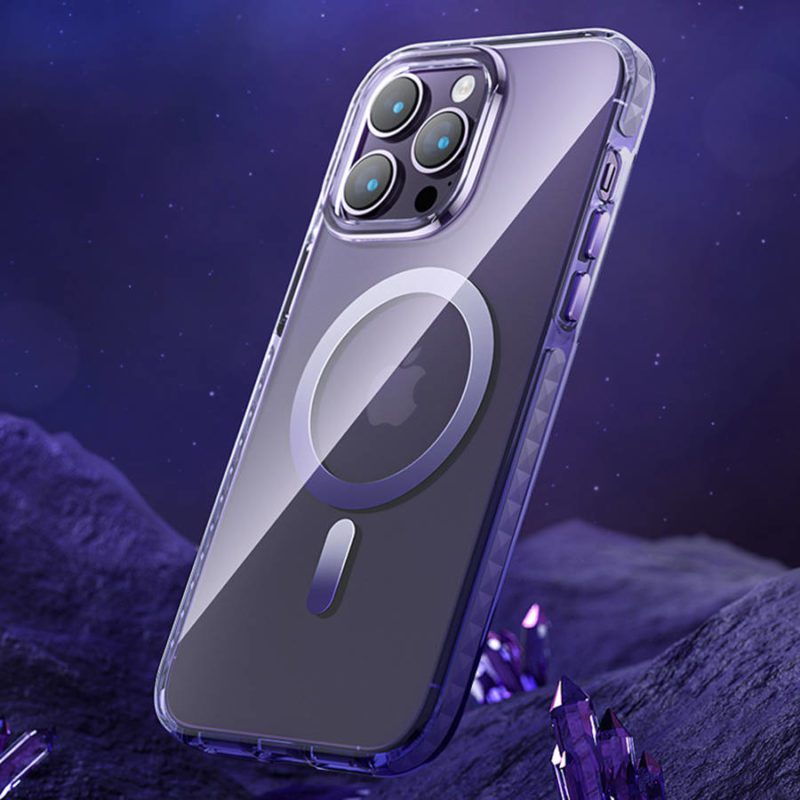 Kingxbar PQY Ice Crystal Magnetic MagSafe Gray iPhone 14 Tok