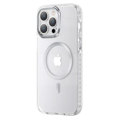 Kingxbar PQY Ice Crystal Magnetic MagSafe Silver iPhone 14 Plus Tok
