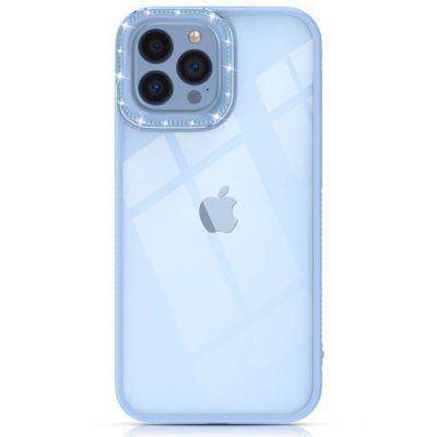 Kingxbar Sparkle Crystals Back Blue iPhone 13 Pro Tok