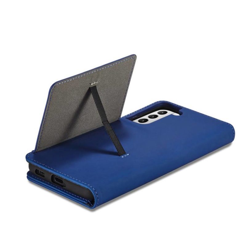 Magnet Card Pouch Wallet Card Holder Blue Samsung Galaxy S22 Plus Tok