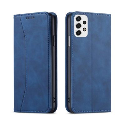 Magnet Fancy Pouch Card Wallet Card Stand Blue Samsung Galaxy A53 5G Tok