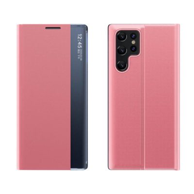 New Sleep Flip Stand Pink Samsung Galaxy S23 Ultra Tok