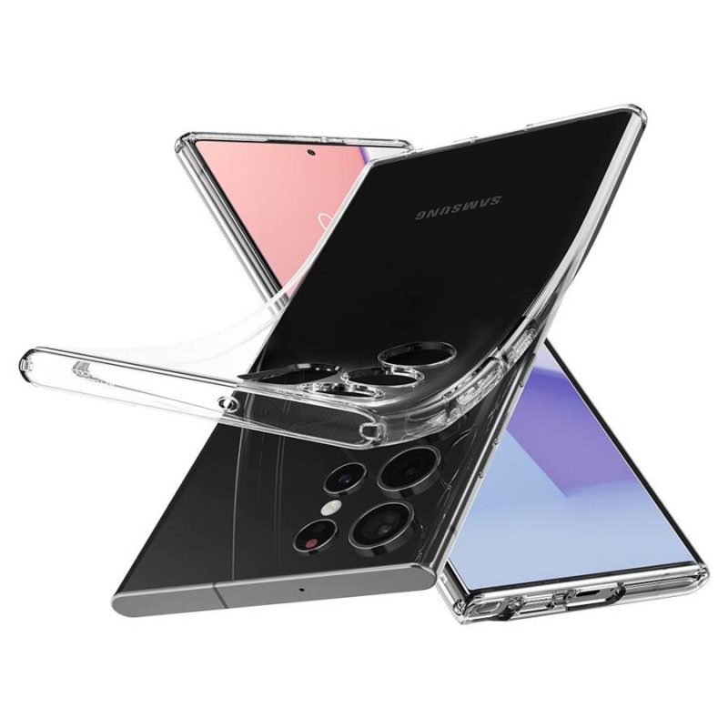 Spigen Liquid Crystal Crystal Clear Samsung Galaxy S22 Ultra Tok