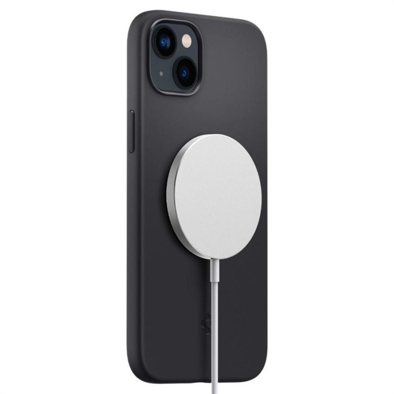 Spigen Silicone FIT MAG MagSafe Black iPhone 14 Plus Tok